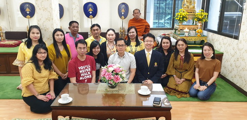 สถาบันการขนส่ง จุฬาฯจัดพิธีทำบุญแด่พระสงฆ์เนื่องในโอกาสครบรอบ 16 ปีสถาบันการขนส่ง จุฬาลงกรณ์มหาวิทยาลัย