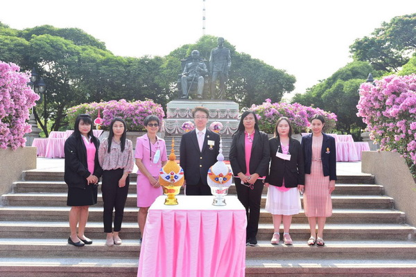 พิธีวางพานพุ่มเนื่องในโอกาสครบรอบ 104 ปี แห่งการสถาปนาจุฬาลงกรณ์มหาวิทยาลัย